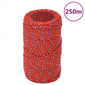 Boat Rope Red 0.08 " 820.2 ' Polypropylene