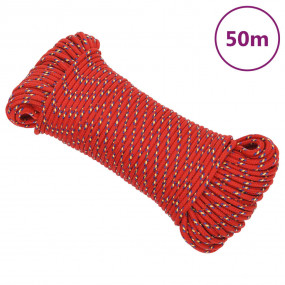 Boat Rope Red 0.20 " 164.0 ' Polypropylene