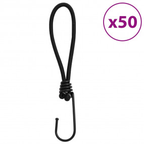 Bungee Cord with Hooks 50 pcs 6.7 "