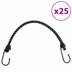 Bungee Cords with Reflective Strips and Hooks 25 pcs 15...