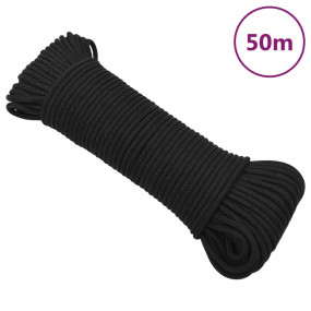 Boat Rope Full Black 0.12 " 164.0 ' Polypropylene