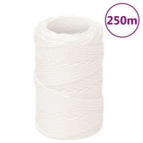 Boat Rope Full White 0.08 " 820.2 ' Polypropylene