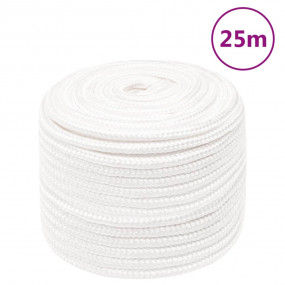 Boat Rope Full White 0.47 " 82.0 ' Polypropylene