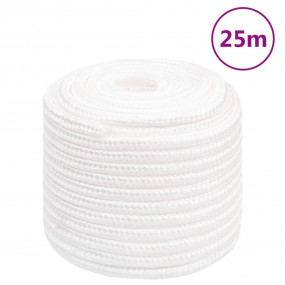 Boat Rope Full White 0.63 " 82.0 ' Polypropylene