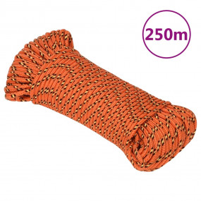 Boat Rope Orange 0.16 " 820.2 ' Polypropylene