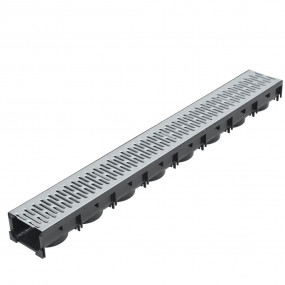Drainage Channels 3 pcs Galvanized Steel 9.8 '