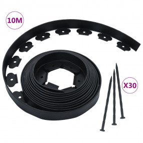 Flexible Lawn Edging with 30 Pegs 32.8 ' 2.0 "