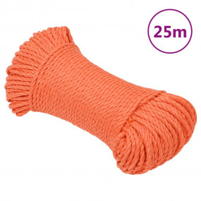 Work Rope Orange 0.12 " 82.0 ' Polypropylene