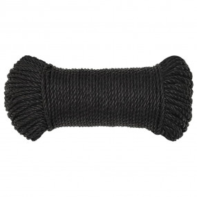 Work Rope Black 0.24 " 820.2 ' Polypropylene
