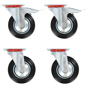 Swivel Casters 4 pcs 6.30 "