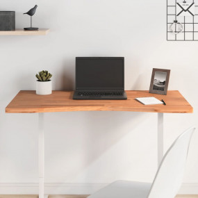 Desk Top 39.4x(17.7-19.7)x1.0" Solid Wood Beech