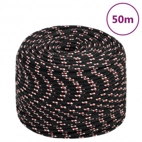 Boat Rope Black 0.24 " 164.0 ' Polypropylene