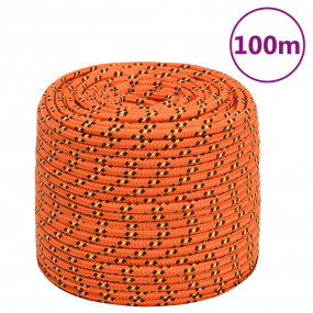 Boat Rope Orange 0.24 " 328.1 ' Polypropylene