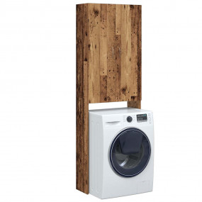 Washing Machine Cabinet Old Wood 25.2x10.0x74.8"