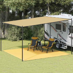 Tent Carpet 157.5x157.5" Beige