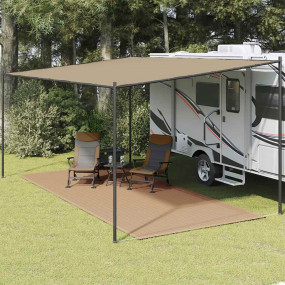 Tent Carpet 98.4x216.5" Taupe