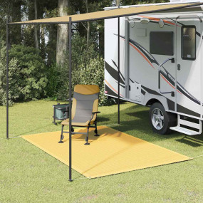 Tent Carpet Beige 98.4x78.7" HDPE