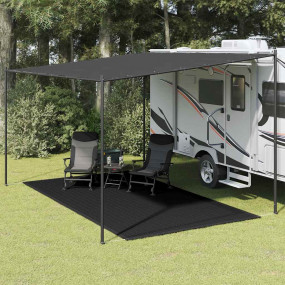 Tent Carpet 98.4x177.2" Black