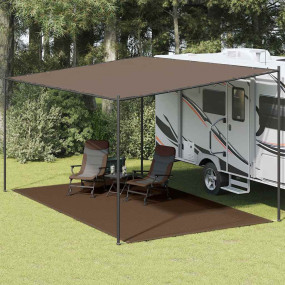 Tent Carpet 118.1x196.9" Brown