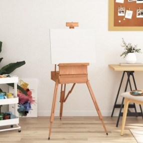 Easel Stand 31.9x47.6x68.1" Solid Beech Wood