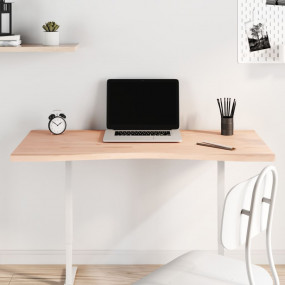 Desk Top 43.3x(19.7-21.7)x1.0" Solid Wood Beech