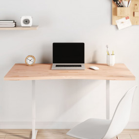 Desk Top 43.3x(21.7-23.6)x1.0" Solid Wood Beech