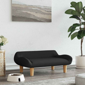 Dog Bed Black 70x40 x 9.4 " Fabric