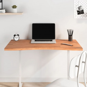 Desk Top 39.4x(21.7-23.6)x1.0" Solid Wood Beech