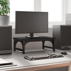 Monitor Stand Black 14.6x9.1x5.5" Engineered Wood