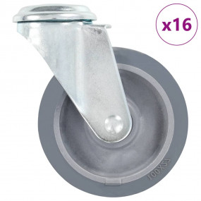 16 pcs Bolt Hole Swivel Casters 3.94 " (4x143426)