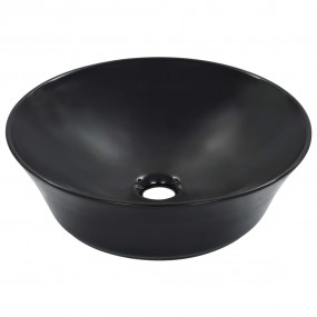 Wash Basin 16.1x4.9" Ceramic Black