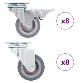 16 pcs Swivel Casters 1.97 " (4x143436)