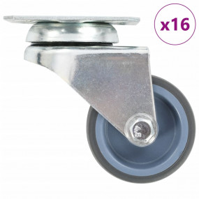 16 pcs Twin-wheel Swivel Casters 1.97 " (4x143437)