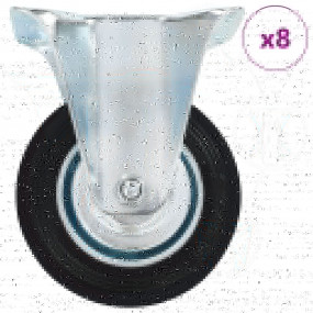 8 pcs Fixed Casters 3.94 " (2x143444)