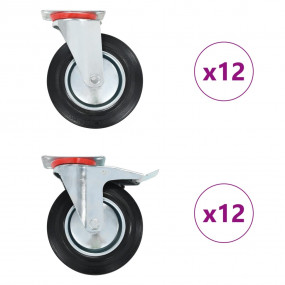24 pcs Swivel Casters 7.87 " (6x143460)