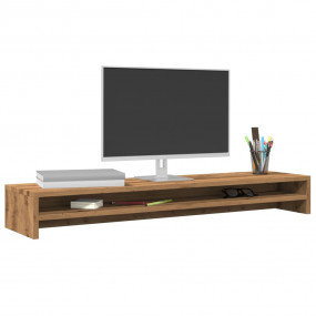 Monitor Stand Artisan Oak 39.4x9.4x5.1" Engineered Wood