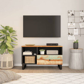 TV Cabinet 31.5x13.0x18.1" Solid Wood Reclaimed and Eng...