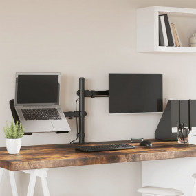 Monitor Mount Black Steel VESA 75/3.94 "