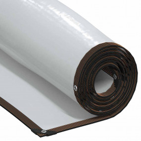 Clear Tarpaulin with Eyelets 19.7x26.2' Polyethylene