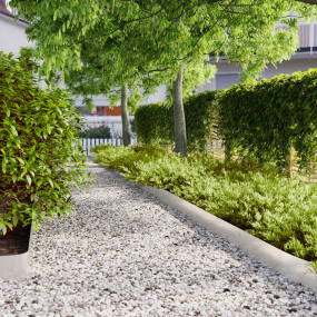 Lawn Edgings 30 pcs 5.9x40.6" Stainless Steel