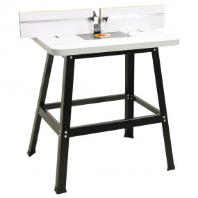 Router Table Steel and MDF 31.9x24.0x34.6"