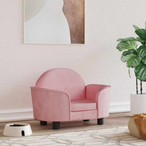 Dog Bed Pink 66x40 x 17.7 " Velvet