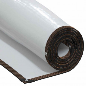 Clear Tarpaulin with Eyelets 13.1x13.1' Polyethylene