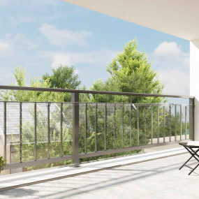 Clear Tarpaulin with Eyelets 3.3x26.2' PVC