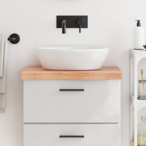 Bathroom Countertop Light Brown 23.6 x 11.8 x (0.8-2.4)...