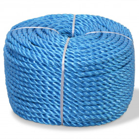 Twisted Rope Polypropylene 0.39 " 820.2 ' Blue