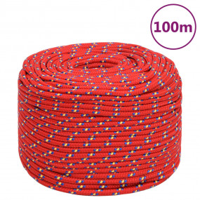 Boat Rope Red 0.39 " 328.1 ' Polypropylene