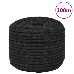 Boat Rope Full Black 0.47 " 328.1 ' Polypropylene