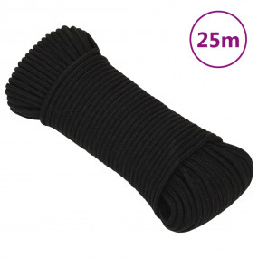 Work Rope Black 0.16 " 82.0 ' Polyester