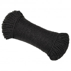 Work Rope Black 0.31 " 1640.4 ' Polypropylene